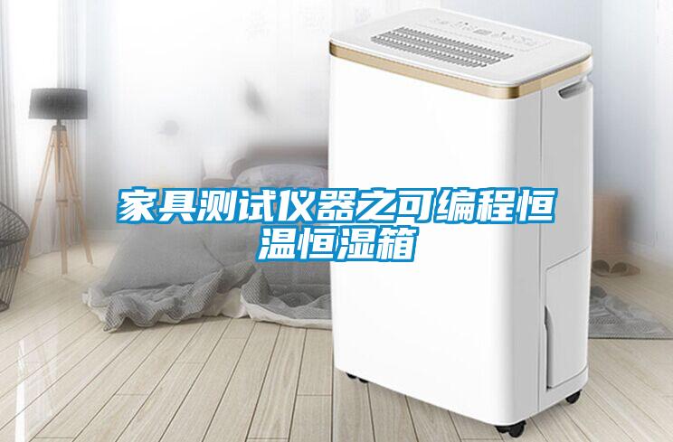 家具测试仪器之可编程恒温恒湿箱