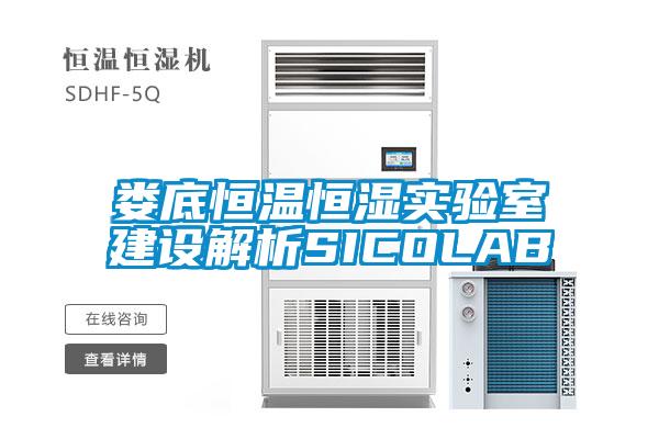 娄底恒温恒湿实验室建设解析SICOLAB