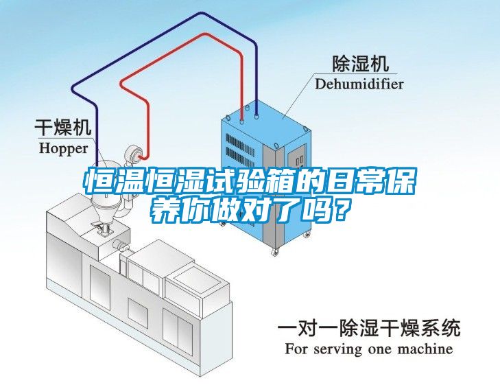 恒温恒湿试验箱的日常保养你做对了吗？