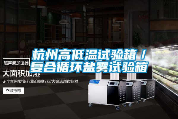 杭州高低温试验箱／复合循环盐雾试验箱