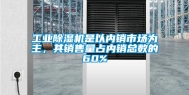 工业除湿机是以内销市场为主，其销售量占内销总数的60%