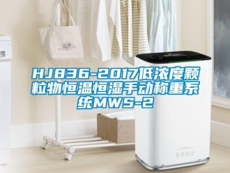 常见问题HJ836-2017低浓度颗粒物恒温恒湿手动称重系统MWS-2