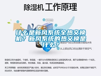 企业新闻什么是新风系统全热交换机？新风系统的热交换是什么？