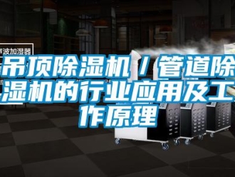 企业新闻吊顶除湿机／管道除湿机的行业应用及工作原理