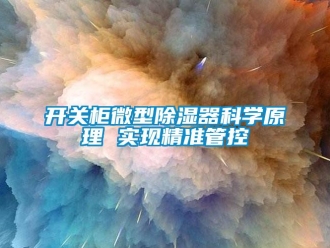 行业新闻开关柜微型除湿器科学原理 实现精准管控