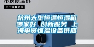 杭州大型恒温恒湿箱哪家好 创新服务 上海申贤恒温设备供应