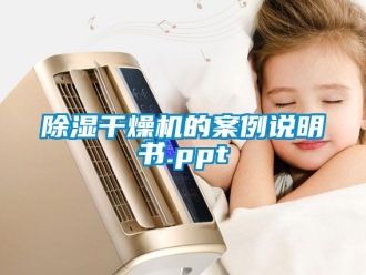 企业新闻除湿干燥机的案例说明书.ppt