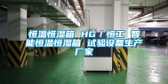 恒温恒湿箱 HG／恒工 智能恒温恒湿箱 试验设备生产厂家