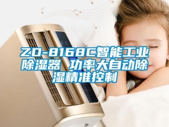 企业新闻ZD-8168C智能工业除湿器 功率大自动除湿精准控制