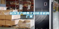 杭州生产销售工业除湿机的厂家