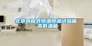 北京可程式恒温恒湿试验箱 高低温箱