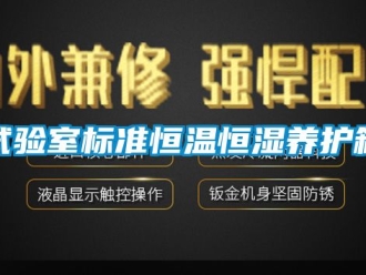 知识百科试验室标准恒温恒湿养护箱