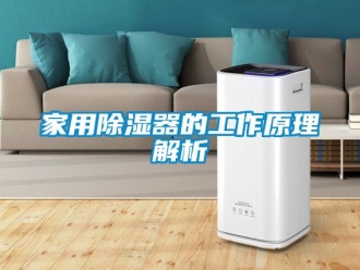 行业新闻家用除湿器的工作原理解析